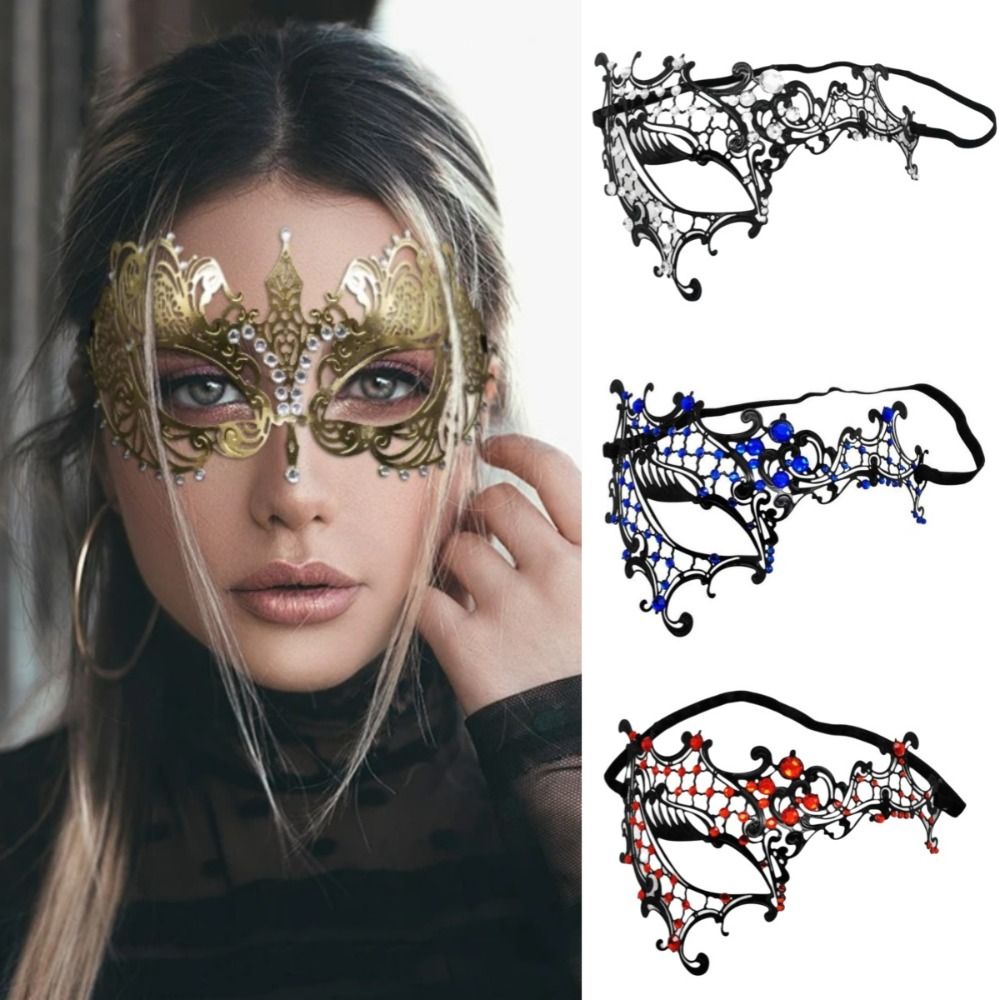 Mask Lanyard Adjustable - Máscara veneciana de Halloween de media