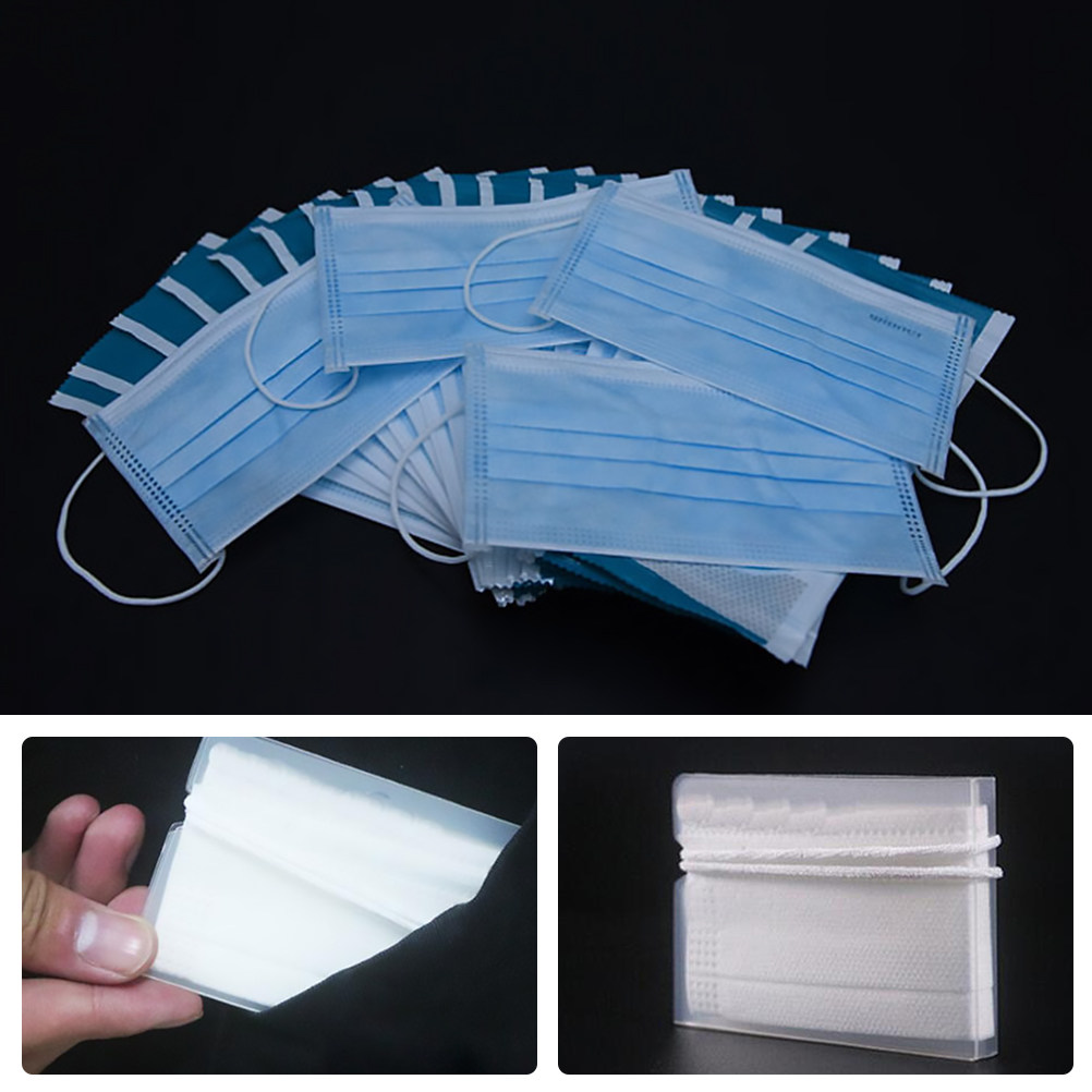 Face Mask Storage Box - 4 unidades de caja de almacenamiento