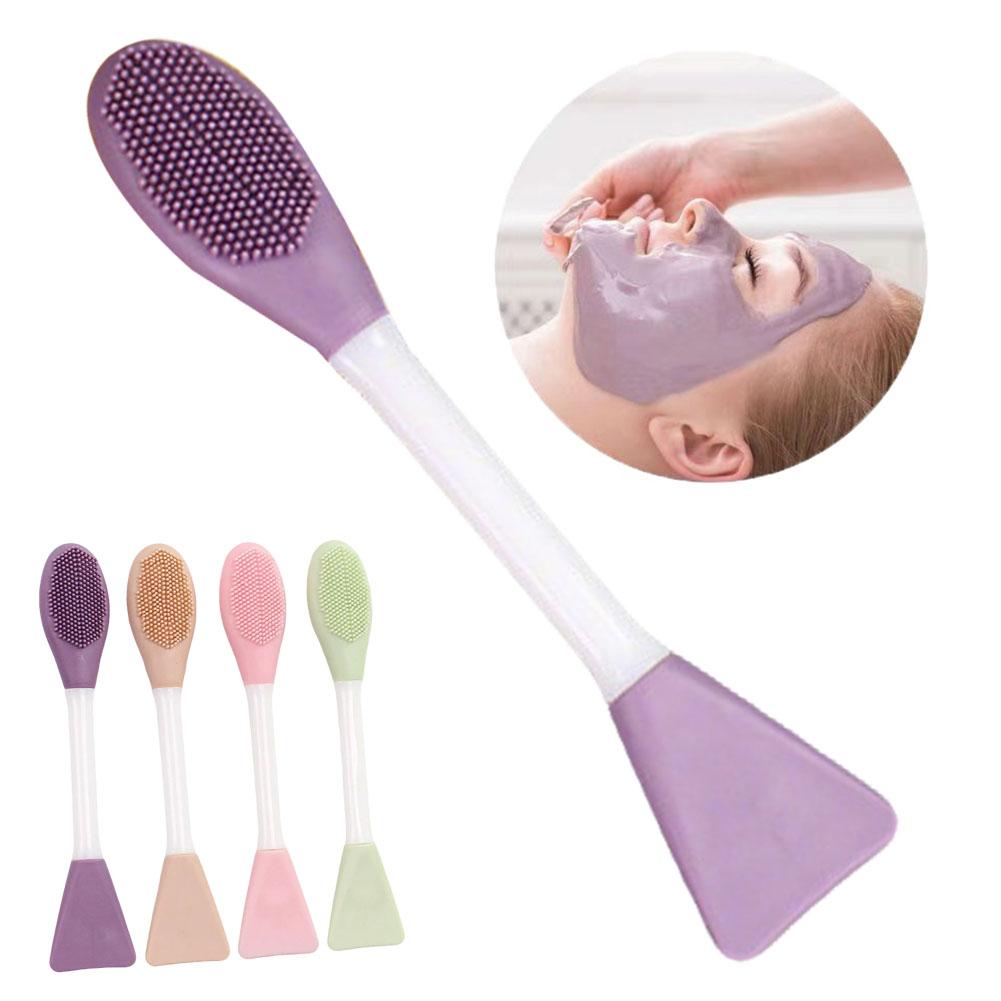 Dust Mask Construction - Cepillo de silicona de doble cabezal