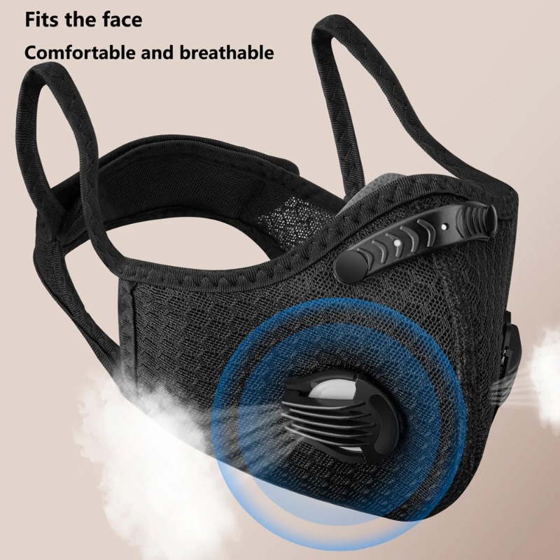 Mascarilla deportiva para cicl - Dust Mask Construction reseña y precio