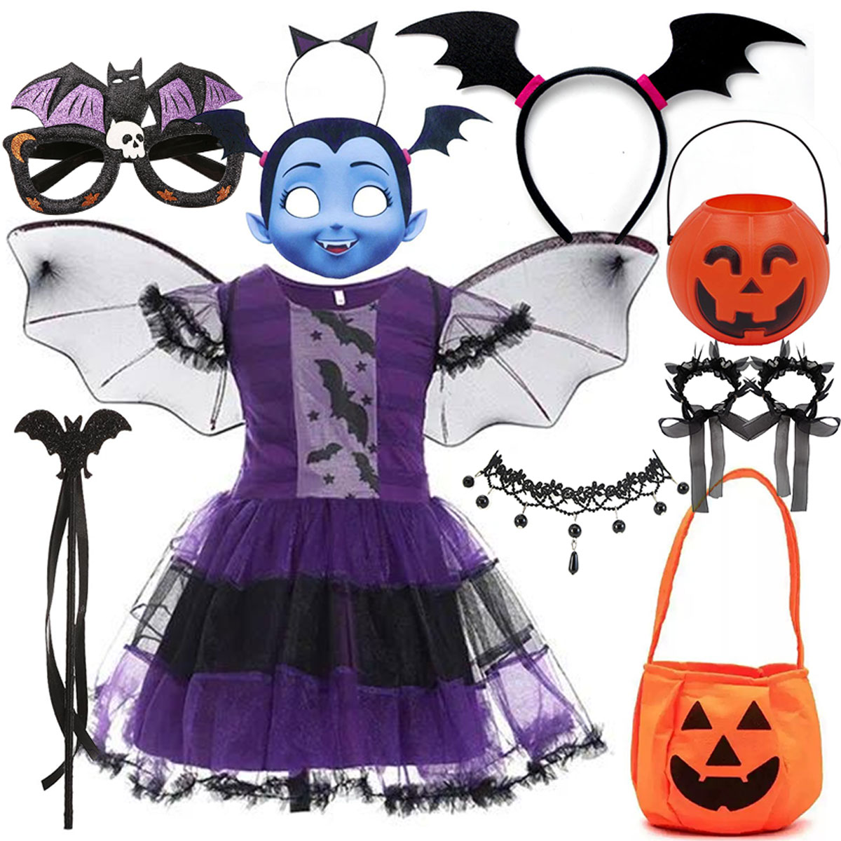 Disfraz de Murciélago Vampiro  - Kids Face Mask reseña y precio