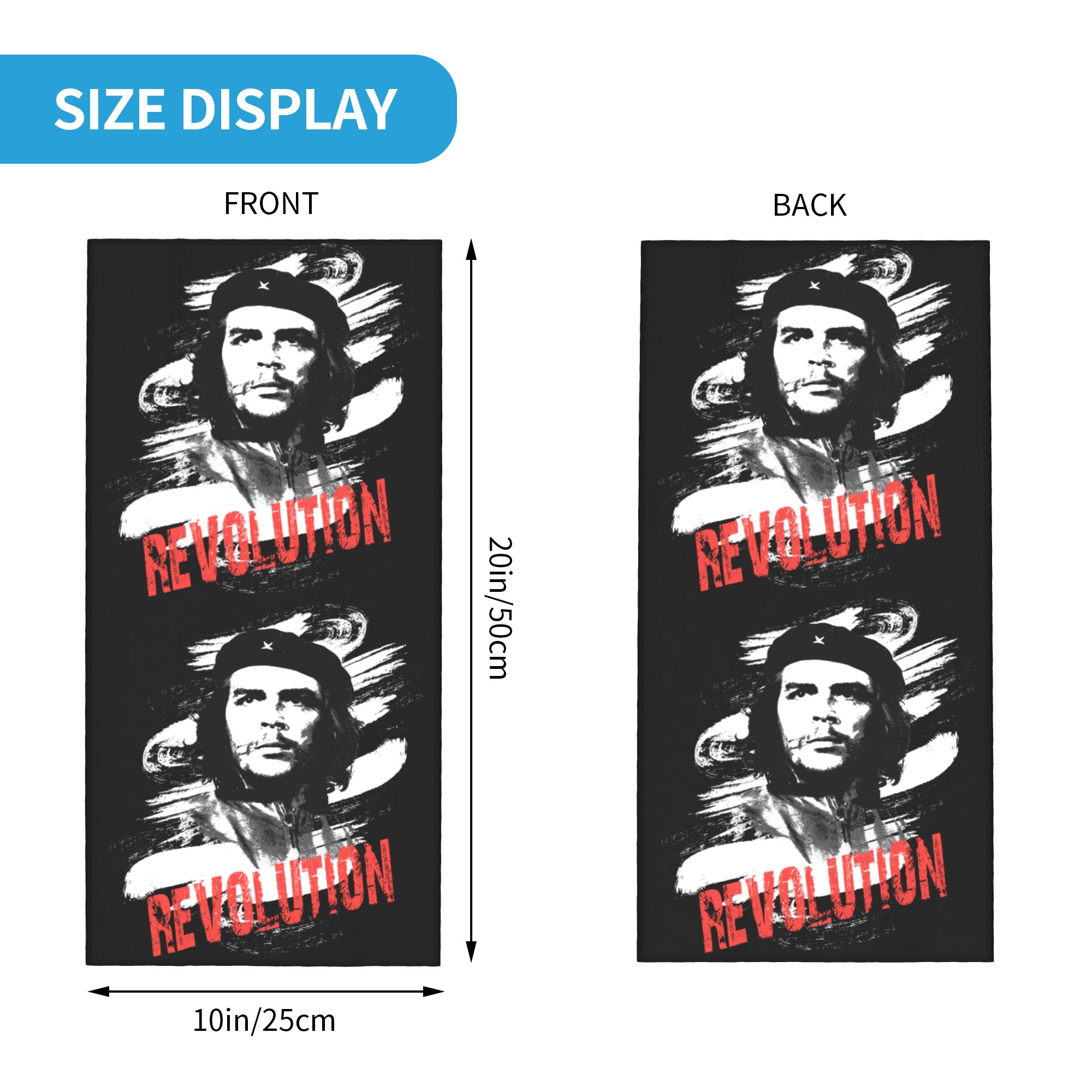 Bandana personalizada de la re - Neck Gaiter Face Cover reseña y precio