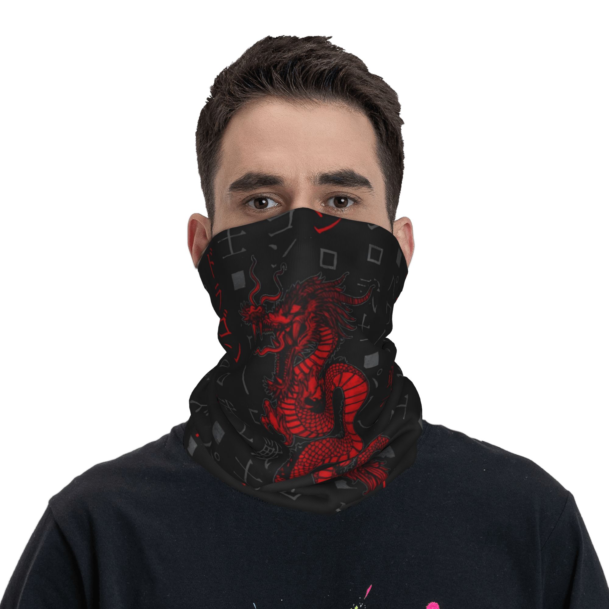 Bandana de Animal de dragón ro - Neck Gaiter Face Cover reseña y precio